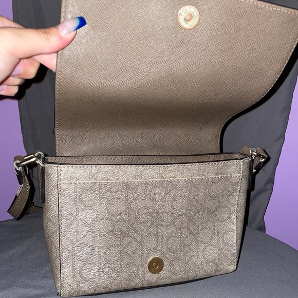Light Grey Calvin Klein Crossbody - Picture 3 of 3